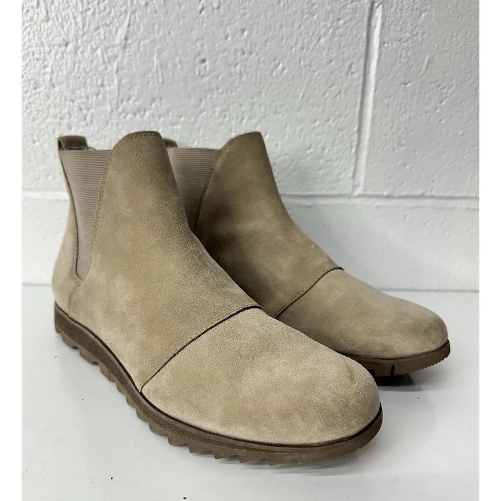 Sorel Women's Harlow Chelsea Ankle Boots Taupe / Women's Size 11 EU 42